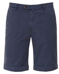Briglia 1949 - Navy Stretch Cotton Slim Fit Shorts Bg108 323127 011 48 - Lyst