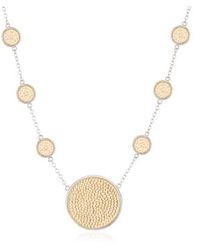 Anna Beck - Large Station Collar Necklace Mixed - Lyst