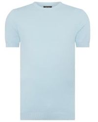 Remus Uomo - Textured Cotton T-shirt - Lyst