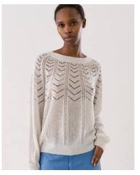Lolly's Laundry - Billy Knit Jumper Creme Xs - Lyst
