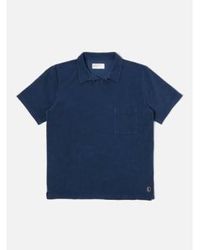 Universal Works - Vacation Polo Shirt Navy M - Lyst