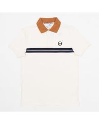 Sergio Tacchini - Supermac Polo Shirt In And Brown - Lyst