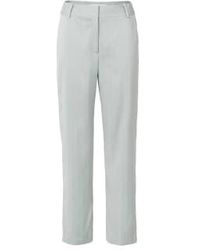 Yaya - Pantalon coupe ample northern droplet gris ssin avec rayures - Lyst