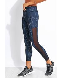 Calvin Klein Impreso 7 8 Tight CK Abstract - Azul