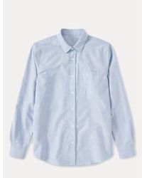 Closed - - chemise oxford - coton bio - bleu ciel - s - Lyst