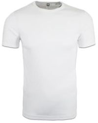 G-Star RAW - Lot 2 t-shirts slim fit blanc - Lyst