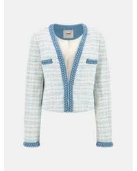 Guess - Tosca Braid Boucle Jacket Or Light Boucle - Lyst