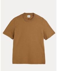 Homecore - T-shirt Rodger H Coton Bio Rustic Oak M - Lyst