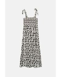 Compañía Fantástica - Long Dress With Coral Print 42c/40121 S - Lyst
