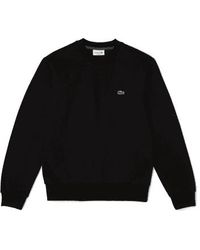Lacoste - Jogger organic cotton sweatshirt - Lyst
