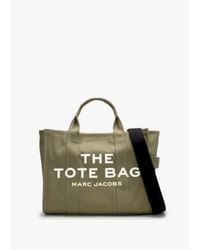 Marc Jacobs - Damen der kleine Reisende schiefergrüne Leinwand -Einkaufstasche in grün - Lyst