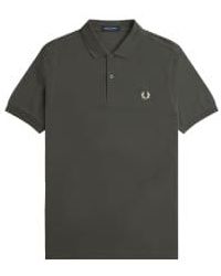 Fred Perry - Slim fit plain polo field / oatmeal - Lyst