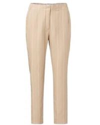 Yaya - 121123 914 Relaxed Fit Striped Trousers - Lyst