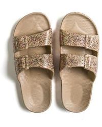 FREEDOM MOSES - Slippers Celest Sands 34/35 2/3 W4/5 - Lyst