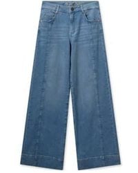 Mos Mosh - Hellblau reem pincourt jeans - Lyst