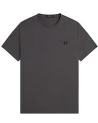Fred Perry - Back Graphic T-shirt Gunmetal M - Lyst
