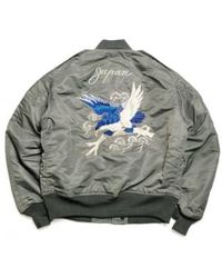 Buzz Rickson's - Type L-2b 30th Anniversary Model Suka Embroidered Jacket Sage L - Lyst