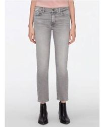7 For All Mankind - Roxanne Ankle Lux Vintage Moonlit Jeans 26 - Lyst
