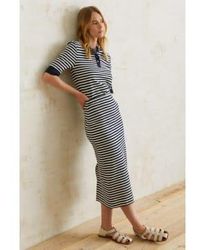 Yerse - Striped Navy & Ecru Skirt Xs - Lyst