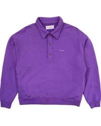 Fresh - Mike Cotton Polo Sweatshirt - Lyst