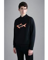 Paul & Shark - Herren-Sweatshirt aus Baumwolle mit Aufdruck - Lyst