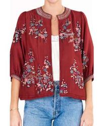 M.A.B.E - Emi Rust Embroidered Jacket S - Lyst