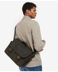 Barbour longthorpe clearance wax laptop bag