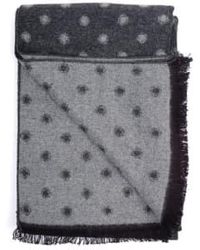 Remus Uomo - Charcoal Spotted Scarf One Size - Lyst