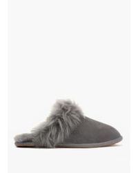 UGG - Womens Scuff Sis Slipper In Charcoal - Lyst