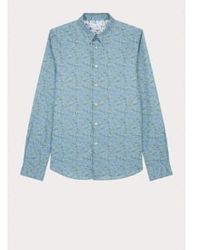 Paul Smith - Falling foliage shirt sur mesure col: 40 bleu clair, taille: xx - Lyst