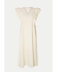 SELECTED - Snow Hillie Ankle Linen Dress / 36 - Lyst