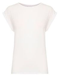 Saint Tropez - T-shirt alia blanc brillant u1520 - Lyst