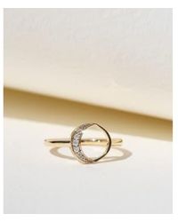 Zoe & Morgan - New Moon Diamond Ring Small - Lyst