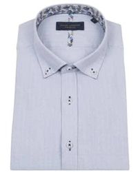 Guide London - Linen Blend Short Sleeve Shirt - Lyst