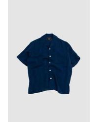 Portuguese Flannel - Cupro shirt stripe bleu - Lyst