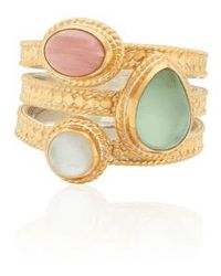 Anna Beck - Oasis Faux Stacking Ring Plated / 7 - Lyst