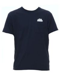 Sundek - T-shirt M609tej7800 Navy S - Lyst