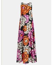 Essentiel Antwerp - - Flowers Silk Dress - /orange - 34 (xs) - Lyst