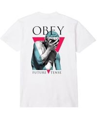 Obey - T-shirt Future Tense Uomo S - Lyst