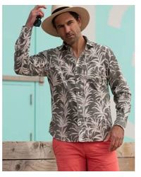 Hartford - Cactus Palm Print Shirt - Lyst