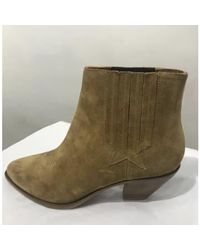 Golden Goose - Sunset Cowboy Ankle Boot 36 / Cuoio - Lyst