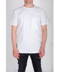 Antony Morato - Weißer vordertasche t -shirt - Lyst