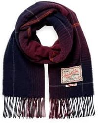 Scotch & Soda - Pictures Scarf Bordeaux Os - Lyst