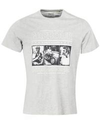 Barbour - International Smq Reel T-shirt Marl - Lyst