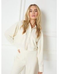 Refined Department - Or Lyloe Knitted Blouse Creamy - Lyst