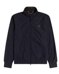 Fred Perry - Brentham Jacket Navy M - Lyst