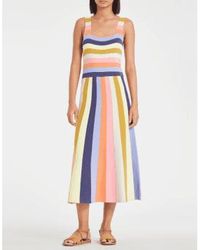 Paul Smith - Striped Knitted Dress Multi - Lyst