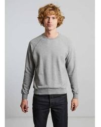L'Exception Paris - Grau meliert sweatshirt aus bio-baumwolle - Lyst