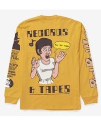 Real Bad Man - Records & Tapes Ls T-shirt Mustard Xlarge - Lyst