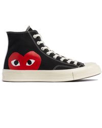 COMME DES GARÇONS PLAY Baumwolle X Converse Rotes Herz Chuck Taylor All  Star 70 Niedrige weiße Schuhe in Weiß für Herren - Sparen Sie 35% | Lyst DE